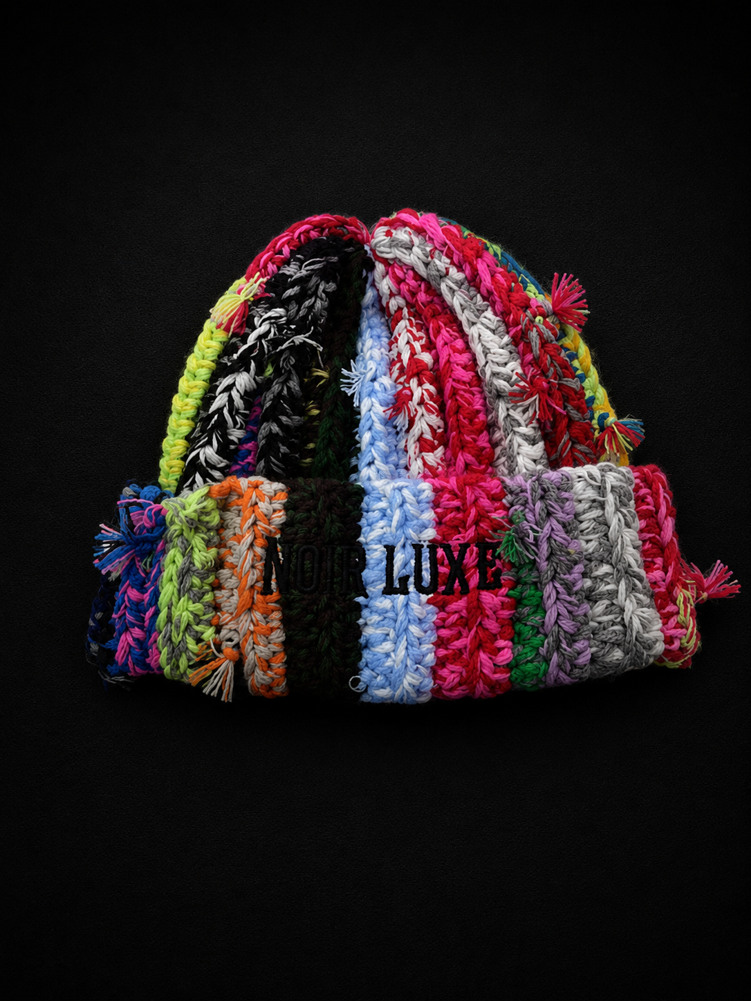 MultiColored Knitted Beanie
